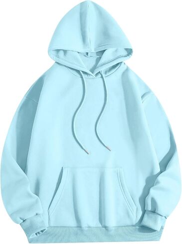 Hoodies for Women Long Sleeve Hoodies Cute Graphic Loose Womens Sweatshirts Casual Y2K Tops with Pockets in Saudi Arabia