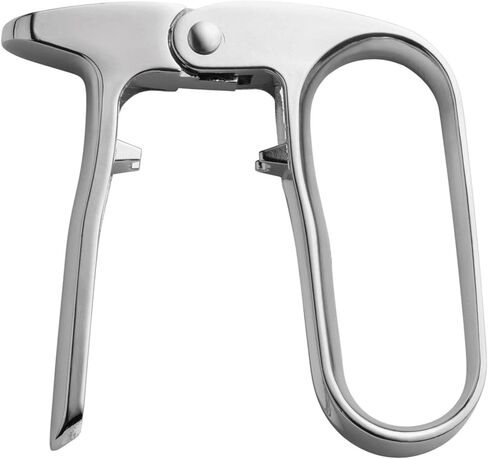 HIC Kitchen Bar Champagne Opener, Spring-Action Design, For Natural and Synthetic Champagne Corks in Kuwait