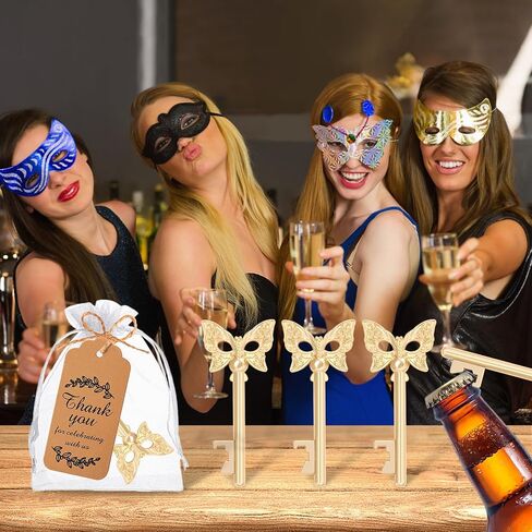 50Pcs Masquerade Party Favors Mask Design Bottle Openers for Masquerade Mask Party Wedding Favors Bridal Shower Party Masquerade Ball Decor for Girls Quinceanera Birthday in Saudi Arabia