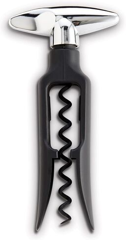HIC Kitchen Bar Champagne Opener, Spring-Action Design, For Natural and Synthetic Champagne Corks in Kuwait