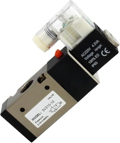 3V310-10 AC220V DC 12V 24V AC110V صمام الملف اللولبي الصمام الكهرومغناطيسي الصمام الكهرومغناطيسي للمكونات الهوائية (3V310-10-NO DC24V) in Saudi Arabia