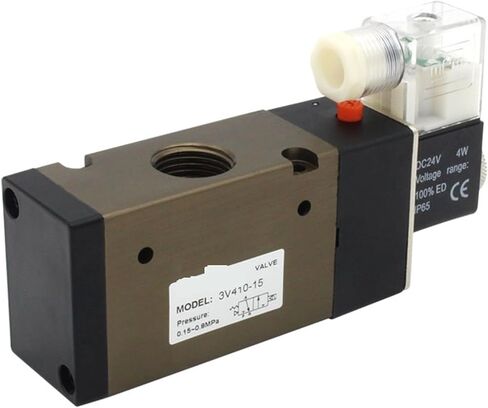 3V410-15 Air standard pneumatic control valve DC24V DC12V AC220V AC110V two-position three-way pneumatic reversing valve(3V410-15-NO DC12V) in Saudi Arabia