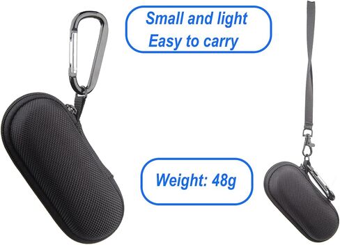حالة صعبة لجهاز Airfly SE/Pro V2/Pro/Duo/Avantree Relay/1MII/Ugreen Bluetooth Wireless Transiver ، حقيبة حالة السفر المحمولة لكابل USB ، محول ، بطاقات الذاكرة ، قرص U (حالة فقط) in Kuwait