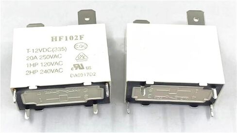 HF102F-T HF102FT DC12V 12VDC 20A Relay 4PIN 5Pcs in Saudi Arabia