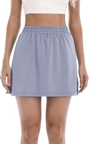 2025 تنانير التنس للنساء الجولف الرياضي النشطين skorts mini الصيف التمرين غير الرسمي الجري مع الجيوب in Kuwait