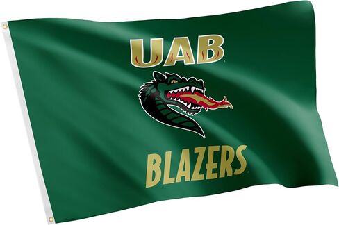 Desert Cactus University of Alabama Birmingham UAB Flag - 3 × 5 أقدام بانر ، النسيج المتين الداخلي/الخارجي ، تصميم البوليستر بنسبة 100 ٪ (النمط 1) in Kuwait