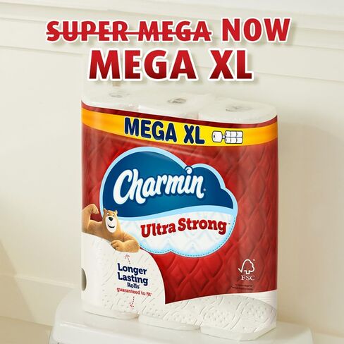 ورق تواليت قوي للغاية Charmin Ultra 4 Mega Rolls ، 220 ورقة لكل لفة in Kuwait