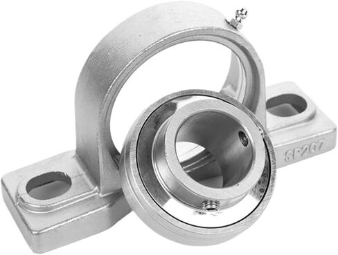 1PCS Stainless Steel Outer Spherical Bearing with Base SUCP201 ​​UCP202 UCP203 204 205(SUCP204) in Saudi Arabia