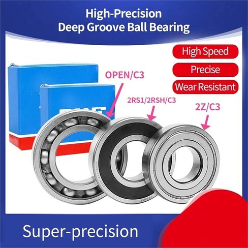 1pcs Deep Groove Ball Bearing61911 61912 61913 61914 61915 61916 61917 61918 61919 61920 61921 61922 61924 2RS1/2RSH 2Z/C3(2RSH C3,61915 75x105x16) in Saudi Arabia