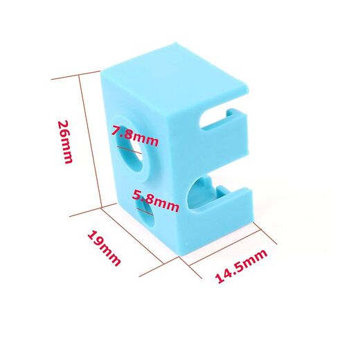 3pcs i3 mk3 mk3s mk3s+ 3d الطابعة البثق الكتاب الحرارية فوهة Silicone Socks V6 غطاء واقي in Kuwait