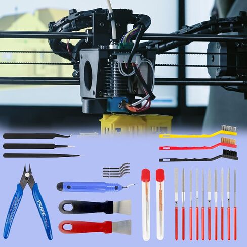أدوات طابعة 35pcs-3d أدوات الطباعة ثلاثية الأبعاد ， إكسسوارات الطابعة ثلاثية الأبعاد لفوهة الطابعة ثلاثية الأبعاد ، وإزالة النماذج ، والرمل ، والمصنف ، مجموعة أدوات DIY الأساسية للطباعة ثلاثية الأبعاد in Kuwait