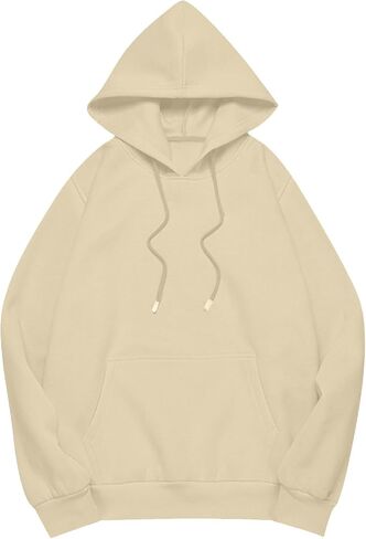 Hoodies for Women Long Sleeve Oversized Hoodies Basic Loose Womens Sweatshirts Casual Fall Winter Tops with Pockets in Saudi Arabia