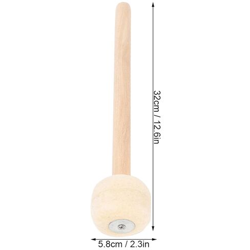 2 PCS MALLET MALLET ، Wool Love Foed Drum Stick ، ​​Armsticks Accussion Assectories Part for Drums in Kuwait