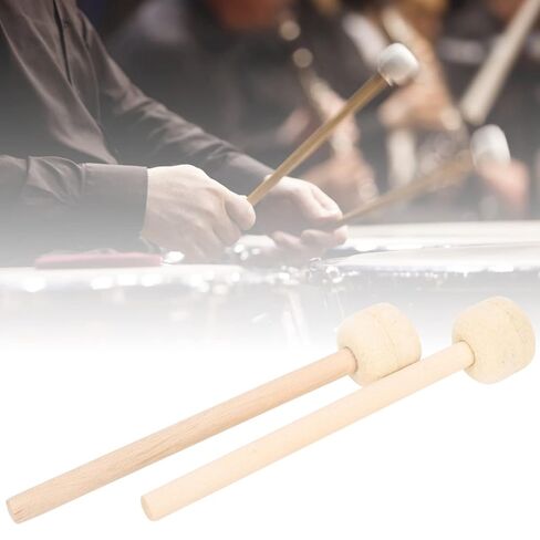 2 PCS MALLET MALLET ، Wool Love Foed Drum Stick ، ​​Armsticks Accussion Assectories Part for Drums in Kuwait