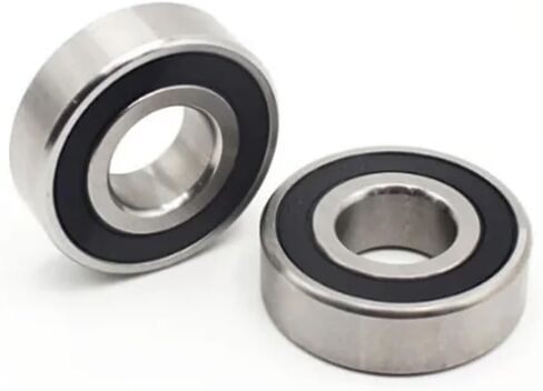10pcs/Lot S6007-2RS S6007RS ABEC-5 الفولاذ المقاوم للصدأ 35 × 62 × 14 مم محمل كرة مزدوجة الغطاء المطاطي 35 * 62 * 14MM in Saudi Arabia