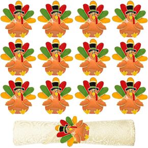 Legigo Set of 6 Christmas Wreath Napkin Rings Set- Metal Xmas Napkin Ring Holders for Cloth Napkins, Christmas Holiday Party Dinner Table Decoration in Saudi Arabia