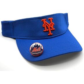 NY Mets Mets Baseball Visor Classic Classic Primary Home Team Logo قابلة للتعديل in Kuwait