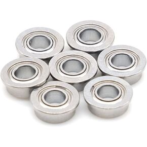 MF84ZZ 4x8x3mm Miniature Flanged MF84 Z ZZ Ball Bearings 2Pcs in Saudi Arabia