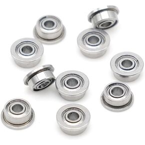 FR144ZZ Flange Ball 1/8 X1/4 X7/64 Double Metal Bearings 3.175x6.35x2.779mm Inch 2Pcs in Saudi Arabia