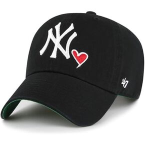 47 علامة تجارية MLB New York Yankees Black Green Usisex Heart أيقونة تنظيف قابلة للتعديل قبعة البيسبول قبعة أبي البالغ واحد الحجم يناسب الجميع in Kuwait