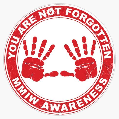 MMIW Clothing Missing Murdered Indigenous Women Awareness Sticker Vinyl Decal Car Laptop Wall Window Bumper Sticker 5" in Saudi Arabia