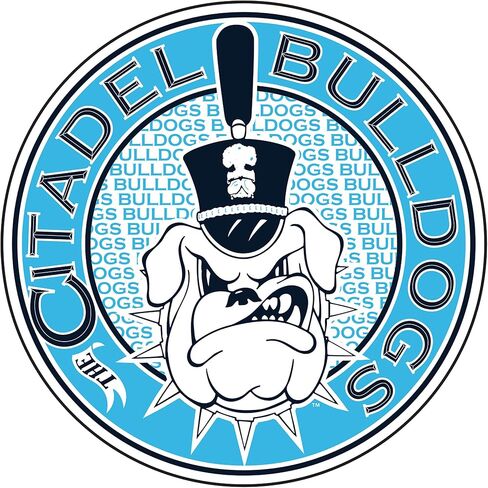 Citadel Bulldogs كبيرة 12 بوصة شريحة شعار مستديرة in Saudi Arabia