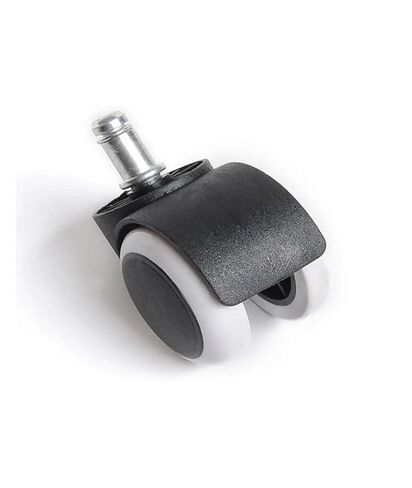 (5 Pack) 10mm/11mm 2 inch circlip/Screw Pu Office Chair casters Large Swivel Wheels Silent(Screw-Gray-10mm) in Saudi Arabia