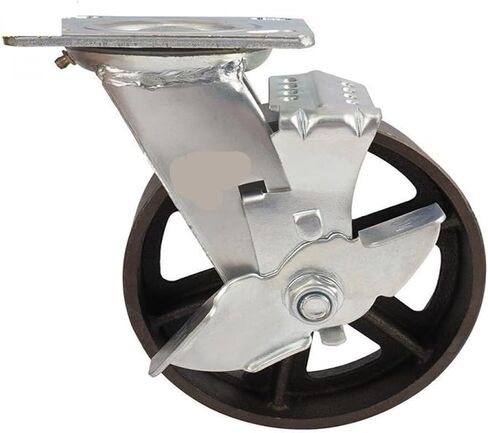 1 حزمة مقاس 6 بوصة CA Pig Iron Side Side Side Movable Wheel Tool Towning Townerving Turnover in Saudi Arabia
