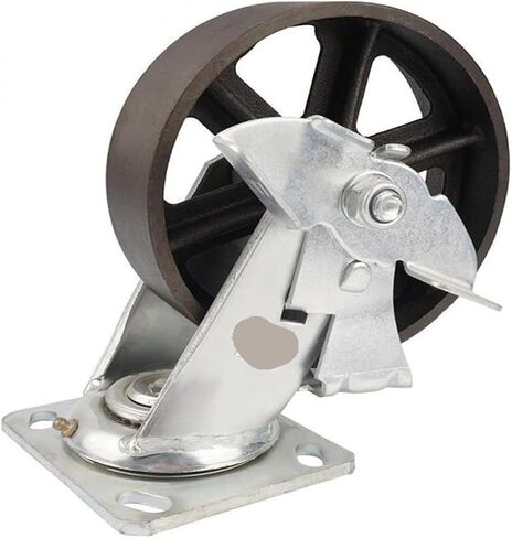1 حزمة مقاس 6 بوصة CA Pig Iron Side Side Side Movable Wheel Tool Towning Townerving Turnover in Saudi Arabia