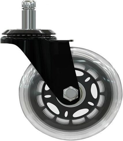 (5 Pack) 3 Inch Pu Swivel Wheel Dry Ice Office Chair Computer Scooter(Card Spring galvaniz) in Saudi Arabia
