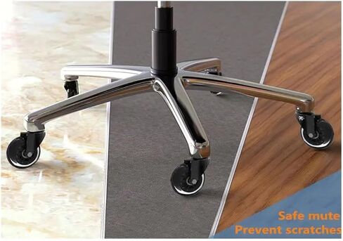 (5 Pack) 3 Inch Pu Swivel Wheel Dry Ice Office Chair Computer Scooter(Card Spring galvaniz) in Saudi Arabia