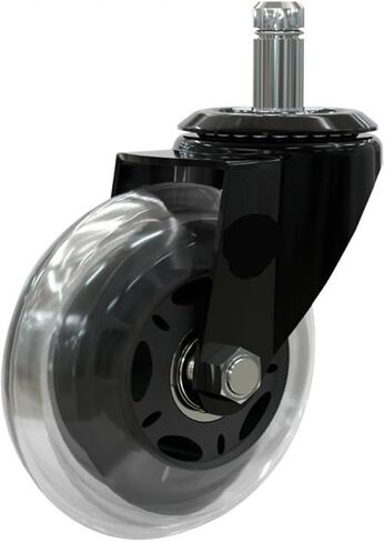 (5 Pack) 3 Inch Pu Swivel Wheel Dry Ice Office Chair Computer Scooter(Card Spring galvaniz) in Saudi Arabia