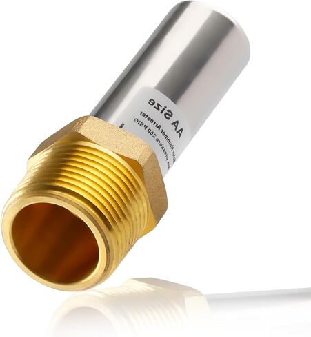 2pcs Stainless Steel Water Hammer Arrestor, 3/4 Inch MHT Straight Hammer Arrestor,Male Hose Thread Connection in Saudi Arabia