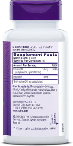 Natrol Melatonin Time Release, 3 mg, 100 Tablets in Saudi Arabia