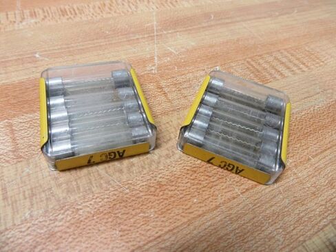 Bussmann AGC-7 AGC Series Fuse ، Fast Action ، 7 Amp ، 250V ، Tube Glass ، 1/4 "× 1-1/4" (حزمة 5) in Saudi Arabia