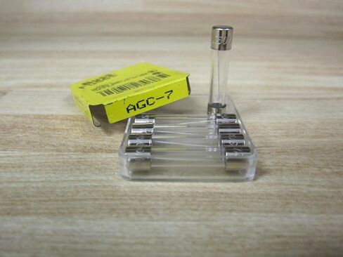Bussmann AGC-7 AGC Series Fuse ، Fast Action ، 7 Amp ، 250V ، Tube Glass ، 1/4 "× 1-1/4" (حزمة 5) in Saudi Arabia