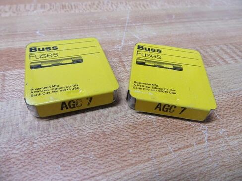 Bussmann AGC-7 AGC Series Fuse ، Fast Action ، 7 Amp ، 250V ، Tube Glass ، 1/4 "× 1-1/4" (حزمة 5) in Saudi Arabia
