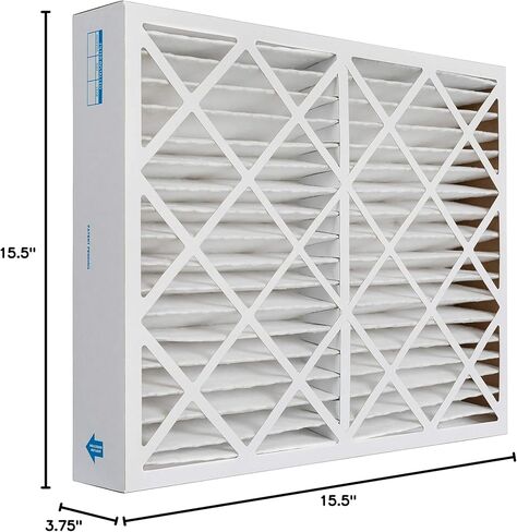 Aerostar 20x25x4 MERV 13-2 COUNT - مرشحات الفرن ومكيفات الهواء المطوي - يزيل البكتيريا والغبار والبرد والإنفلونزا ، الوبر ، العفن ، DANDER PET ، حبوب اللقاح المسببة للحساسية ، ضبابية ، دخان وفيروس in Kuwait