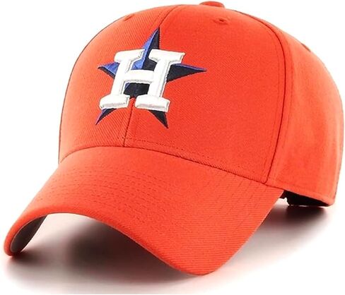 Officially Licensed Houston Youth Boys Girls Kids Baseball Hat Classic MVP Adjustable Team Logo Structured Orange Cap in Saudi Arabia