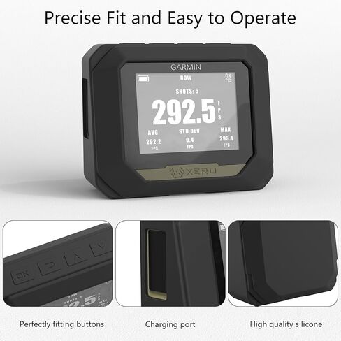 غطاء السيليكون لـ Garmin Xero C1 Pro Chronograph | الحماية من الصدمة والخدش in Saudi Arabia