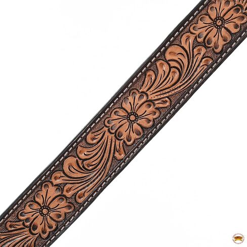 Hilason Western Horse Headstall Twhall مجموعة الأزهار الجلدية الأمريكية | تكا للخيول in Kuwait