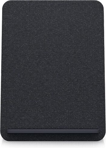 Dell Dual Charge Dock HD22Q - Fabric Wrapped Charging Stand, Type-C Connector, Qi Enabled Charging, Wake-on-Dock, Smartphone Rest, Power Button LED - Magnetite in Saudi Arabia