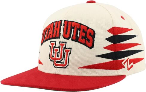 Zhats Standard NCAA مرخص رسميًا Hat Flat Snapback Z11 Retro Diamond ، Color Team ، حجم واحد in Kuwait