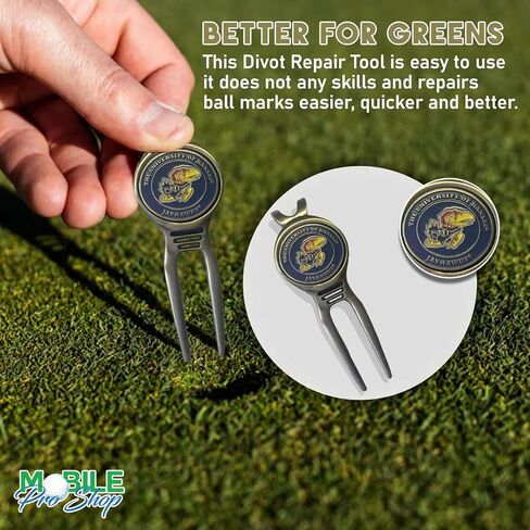 Divot Repair Tool with Double-Sided Removable Magnetic Ball Marker - Best Divot Fixer in Kuwait