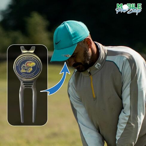 Divot Repair Tool with Double-Sided Removable Magnetic Ball Marker - Best Divot Fixer in Kuwait