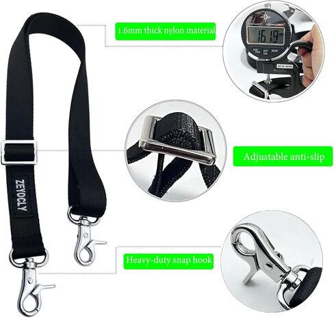 Adjustable Bimini Boat Top Straps,Two Hooks Marine Awning Webbing Straps,with Heavy Duty Snap Hooks,Boat Awning Hardware Accessories,Premium Boat Canopy Strap (2, 32~60) in Saudi Arabia