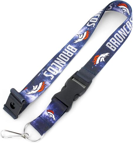 Aminco International NFL Denver Broncos Galaxy Lanyard in Kuwait