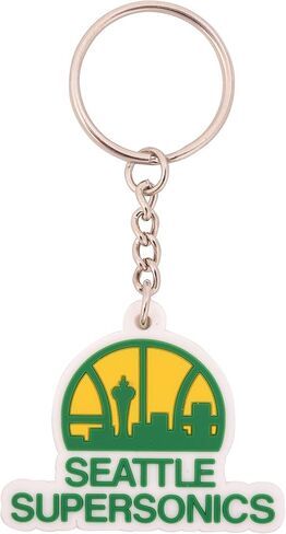 Desert Cactus Seattle Supersonics Keychain NBA National Basketball Association Car Keys Holder (PVC - Vintage A) in Saudi Arabia