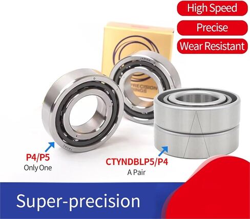 1Pcs High Precision Paired Angular Contact Ball Bearing 7812 7813 7814 7815 7816 7817C A5 P5 P4(7815CTYNDBLP5) in Kuwait