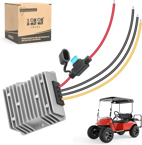 10L0L 36V 48V تنطلق إلى محول عربة الجولف 12 فولت ، 20A 240W DC-DC الجهد المخفض مع محول FUSE IP68 مقاوم للماء in Kuwait